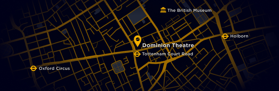 Map to find Dominion Theatre